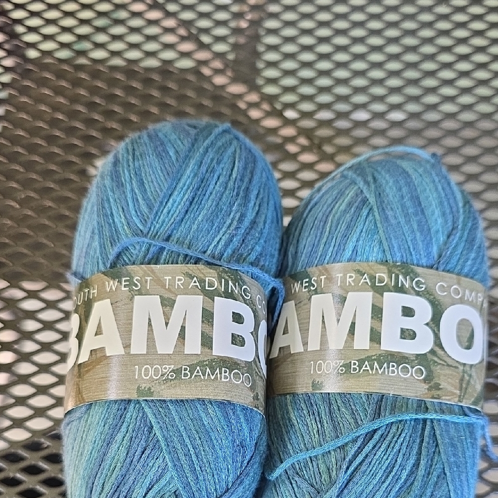 BAMBOO Blue Yarn